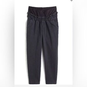 H&M maternity denim in black